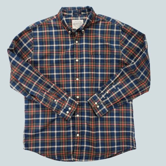 St. John's Bay men's long-sleeve button-down shirt Classic Fit Size L - Picture 1 of 11